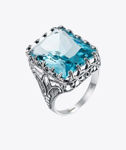 Blue Finger Ring